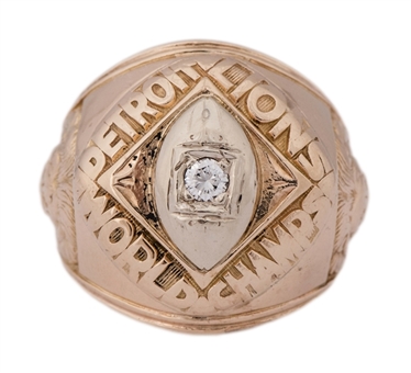 1957 Detroit Lions NFL Champions Ring